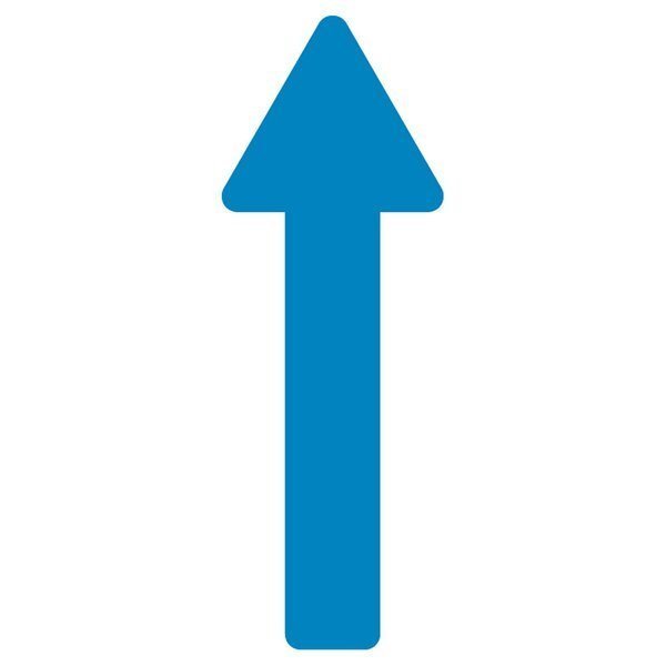 Straight Arrow, Blue, 15